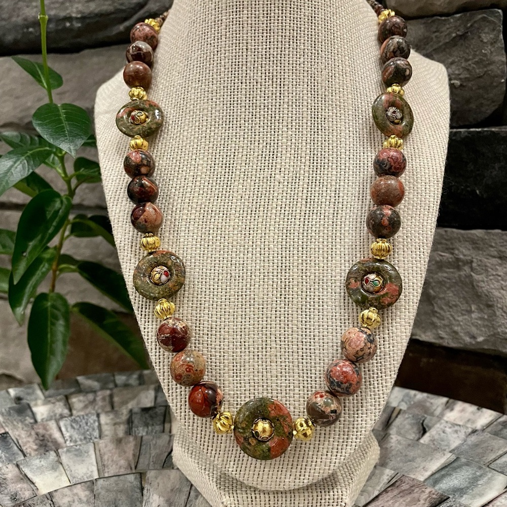 Poppy Jasper Necklace